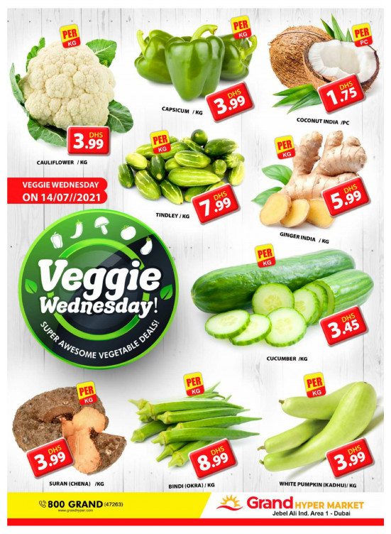 Veggie Wednesday - Grand Hypermarket Jebel Ali