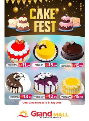 Cake Fest - Grand Mall Sharjah