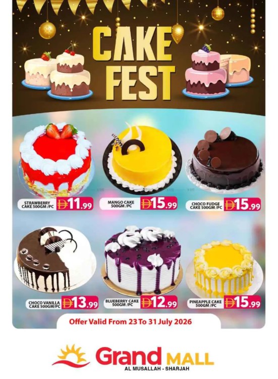 Cake Fest - Grand Mall Sharjah