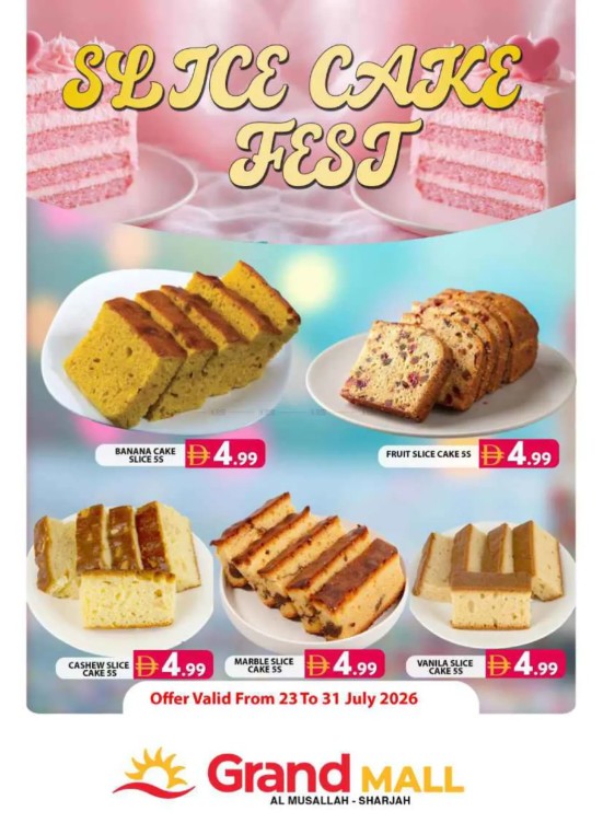 Sljce Cake Fest - Grand Mall Sharjah