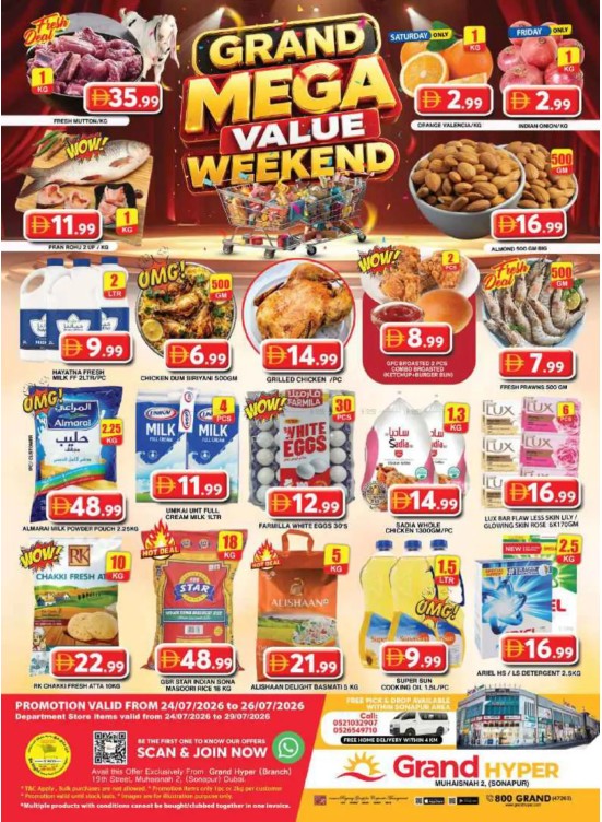 Weekend Deals - Grand Hyper Muhaisnah