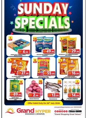Sunday Specials - Grand Hyper Muhaisnah