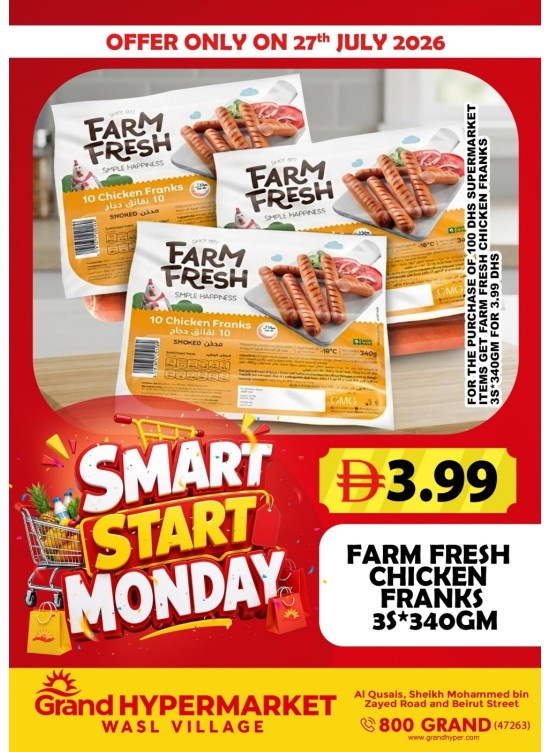 Smart Start Monday - Grand Hyper Wasl Village