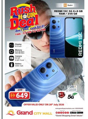 Rush Hour Deal - Grand City Mall