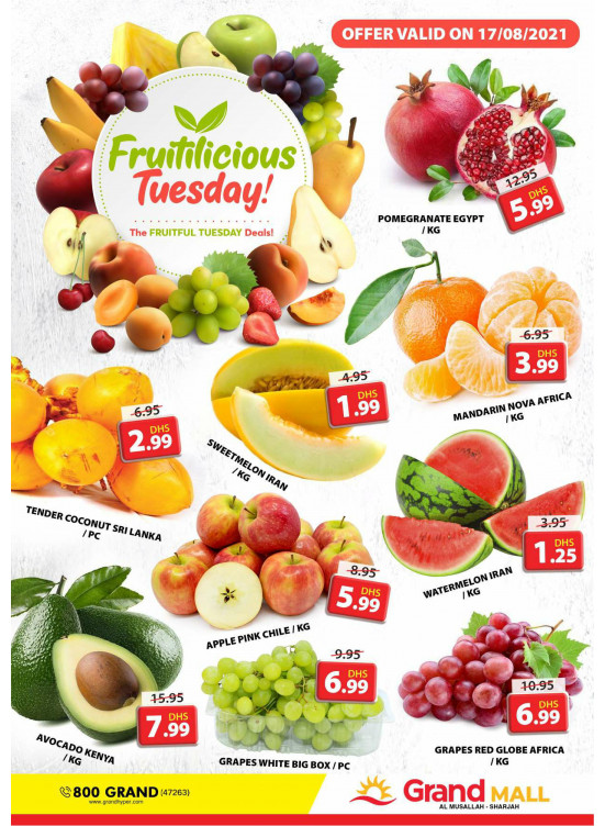 Fruitilicious Tuesday - Grand Mall Sharjah