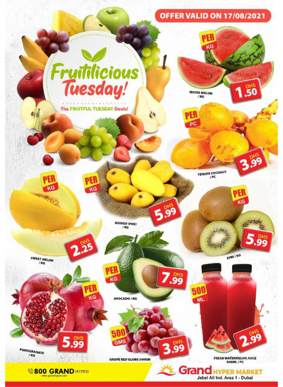 Fruitilicious Tuesday - Grand Hypermarket Jebel Ali