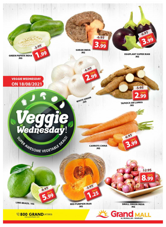 Veggie Wednesday - Grand Mall Sharjah