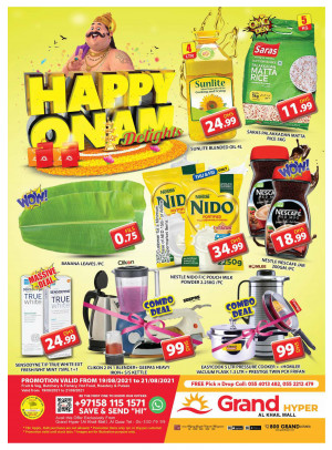 Happy Onam Deals - Grand Hyper Al Khail Mall