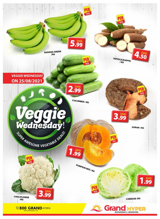 Veggie Wednesday - Grand Hyper Muhaisnah