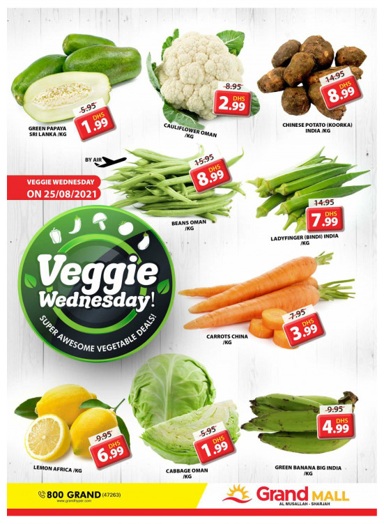 Veggie Wednesday - Grand Mall Sharjah