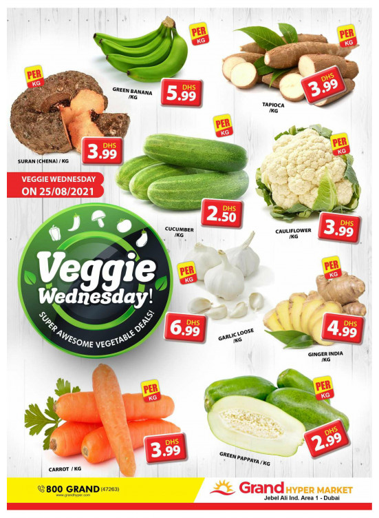 Veggie Wednesday - Grand Hypermarket Jebel Ali