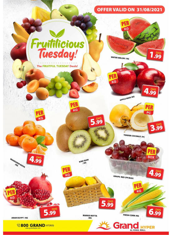 Fruitilicious Tuesday - Grand Hyper Al Khail Mall