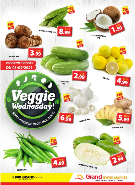 Veggie Wednesday - Grand Hypermarket Jebel Ali