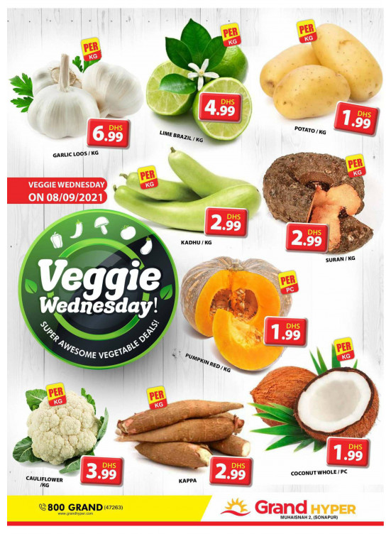 Veggie Wednesday - Grand Hyper Muhaisnah