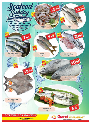 Seafood Sunday - Grand Hypermarket Jebel Ali