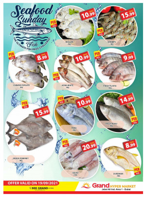Seafood Sunday - Grand Hypermarket Jebel Ali