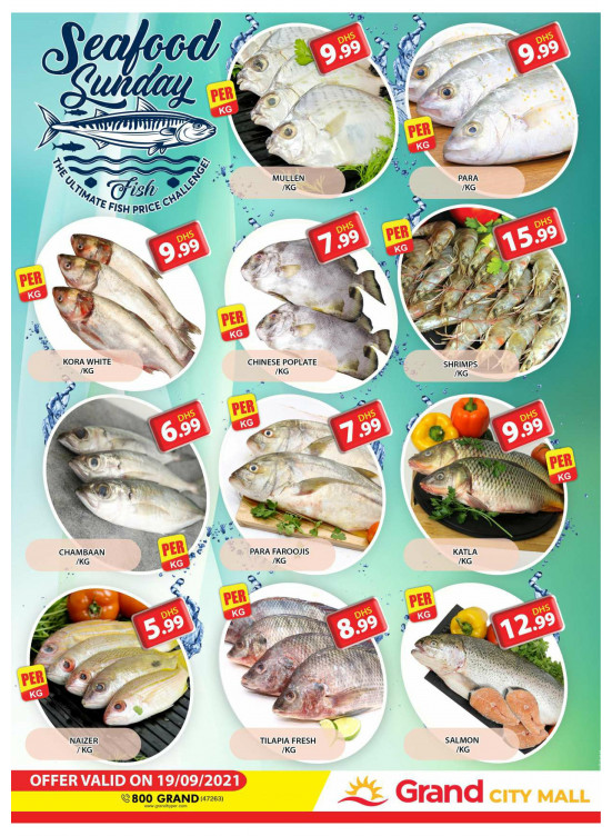 Seafood Sunday - Grand City Mall