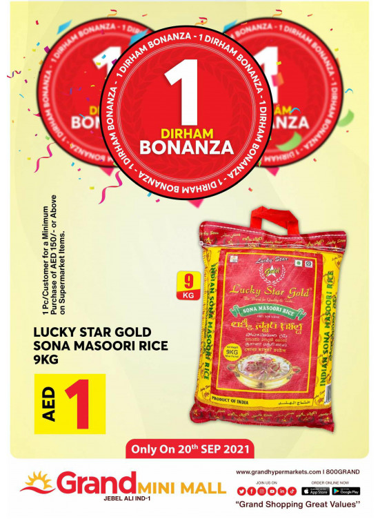 1 Dirham Bonanza - Grand Mini Mall