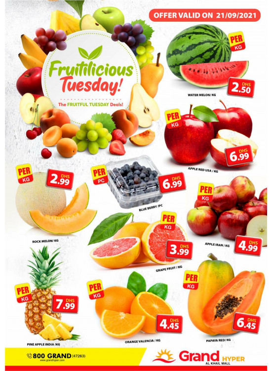 Fruitilicious Tuesday - Grand Hyper Al Khail Mall