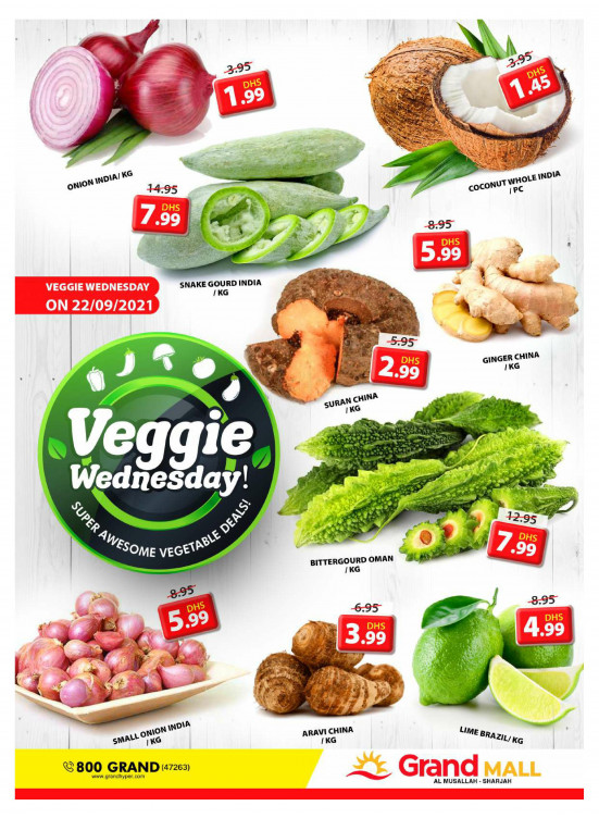 Veggie Wednesday - Grand Mall Sharjah