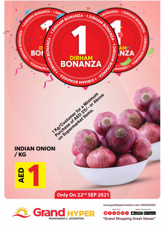 1 Dirham Bonanza - Grand Hyper Muhaisnah