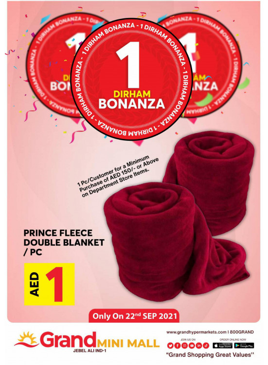 1 Dirham Bonanza - Grand Mini Mall
