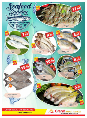 Seafood Sunday - Grand Hypermarket Jebel Ali