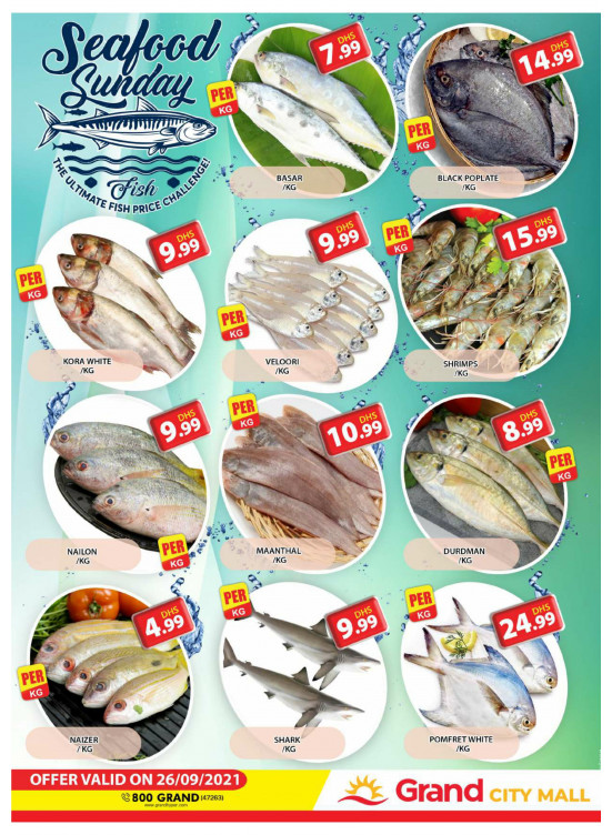 Seafood Sunday - Grand City Mall
