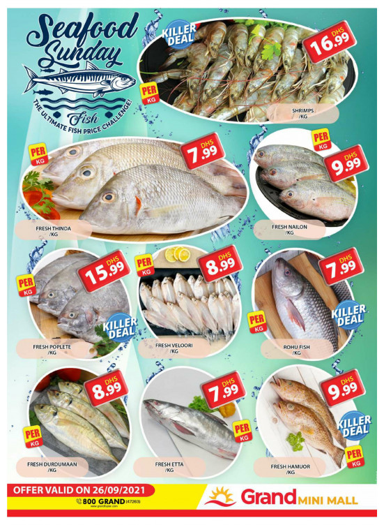 Seafood Sunday - Grand Mini Mall