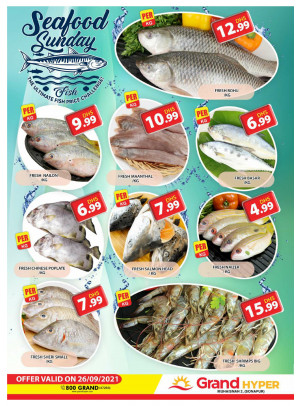 Seafood Sunday - Grand Hyper Muhaisnah