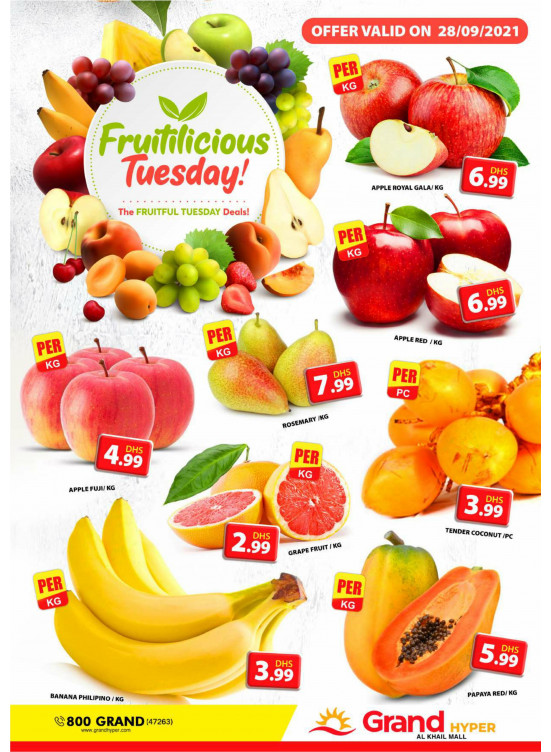 Fruitilicious Tuesday - Grand Hyper Al Khail Mall