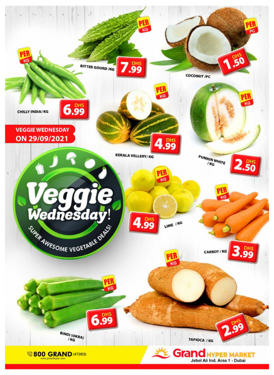 Veggie Wednesday - Grand Hypermarket Jebel Ali