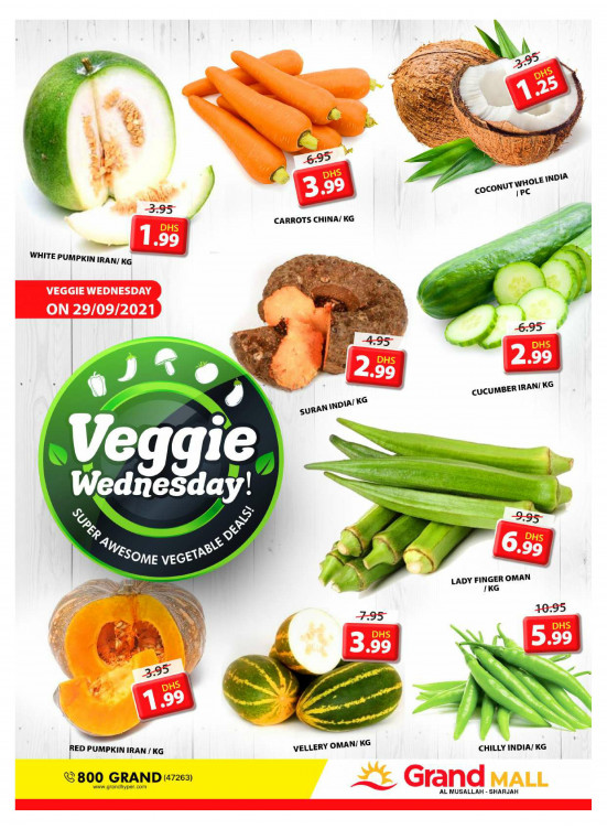 Veggie Wednesday - Grand Mall Sharjah