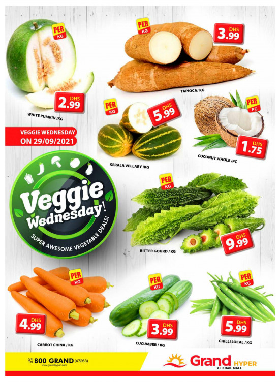 Veggie Wednesday - Grand Hyper Al khail Mall