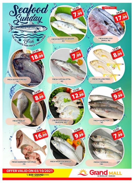 Seafood Sunday - Grand Mall Sharjah