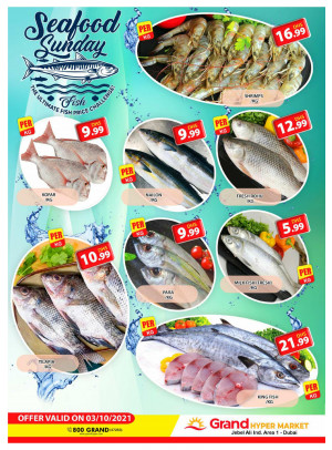 Seafood Sunday - Grand Hypermarket Jebel Ali