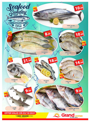 Seafood Sunday - Grand Hyper Al Khail Mall