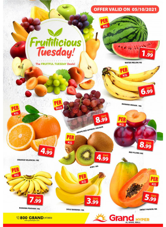 Fruitilicious Tuesday - Grand Hyper Al Khail Mall