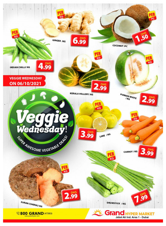 Veggie Wednesday - Grand Hypermarket Jebel Ali