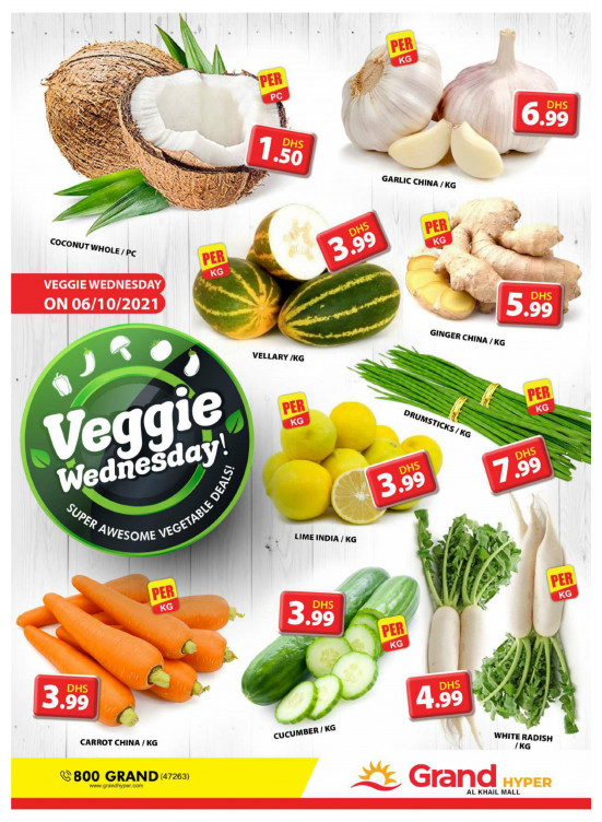 Veggie Wednesday - Grand Hyper Al khail Mall