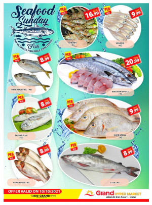 Seafood Sunday - Grand Hypermarket Jebel Ali
