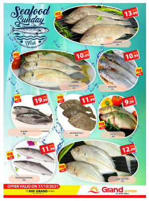 Seafood Sunday - Grand Hyper Al Khail Mall
