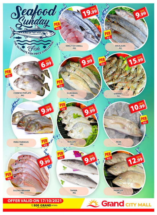 Seafood Sunday - Grand City Mall