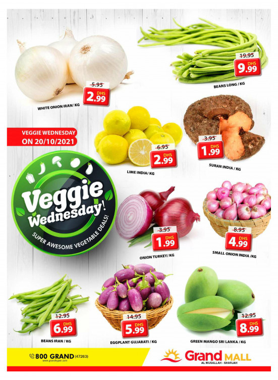 Veggie Wednesday - Grand Mall Sharjah