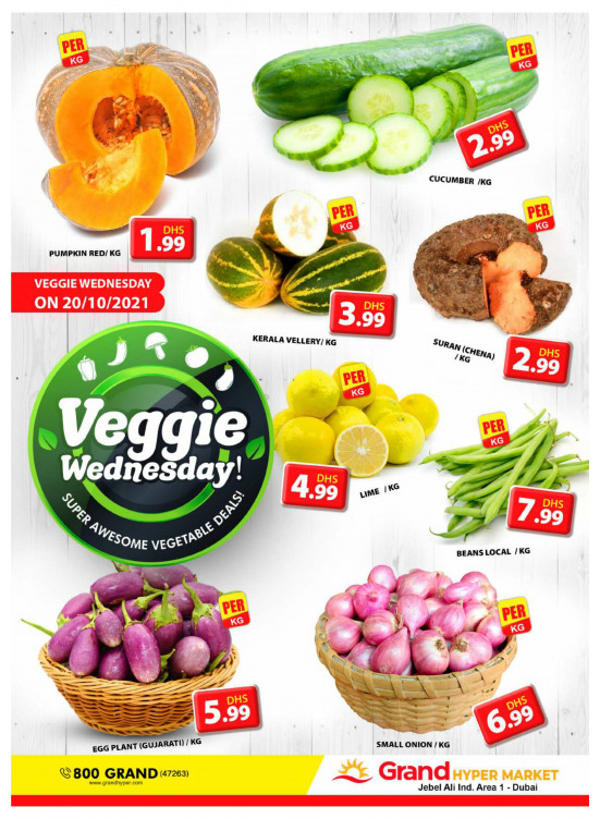 Veggie Wednesday - Grand Hypermarket Jebel Ali