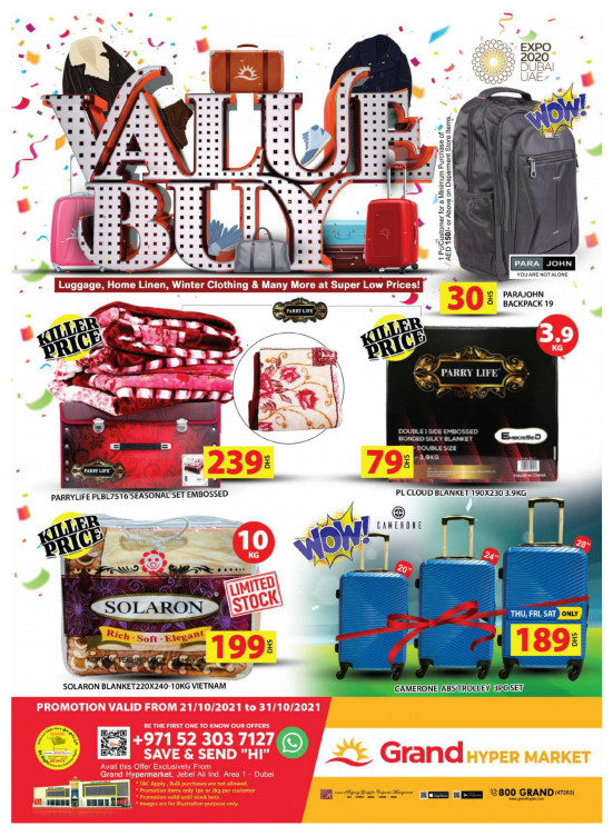 Value Buy - Grand Hypermarket Jebel Ali