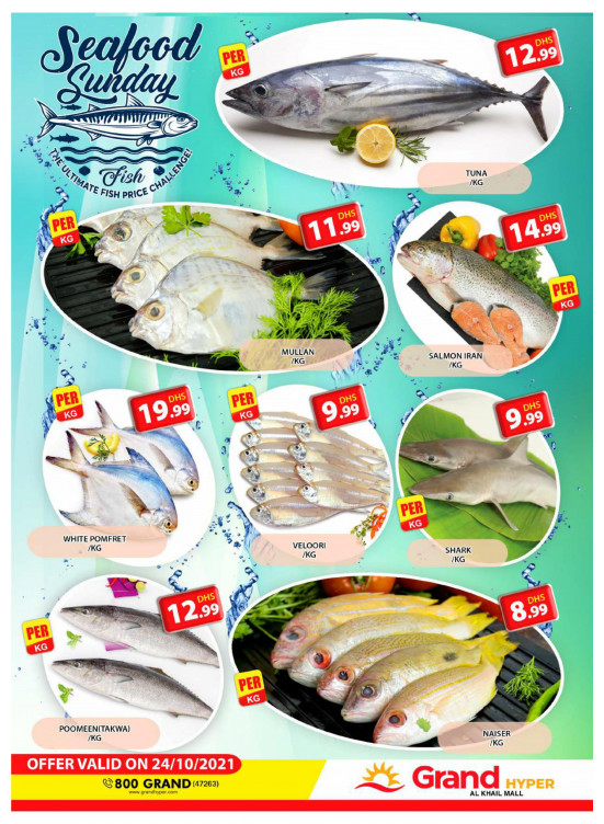Seafood Sunday - Grand Hyper Al Khail Mall
