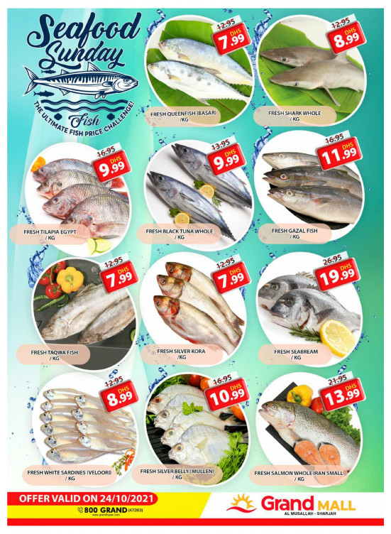 Seafood Sunday - Grand Mall Sharjah