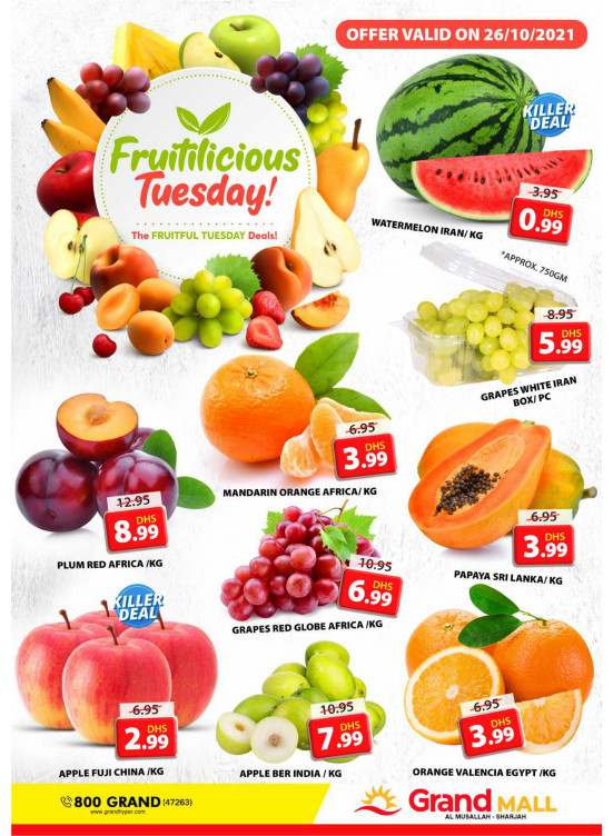 Fruitilicious Tuesday - Grand Mall Sharjah