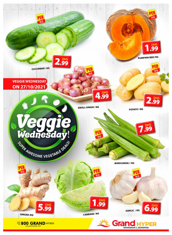 Veggie Wednesday - Grand Hyper Muhaisnah